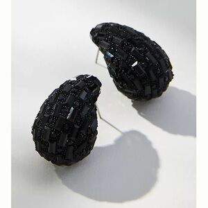 Anthropologie The Petra Drop Earrings: Long Mixed Pavé Edition NWT